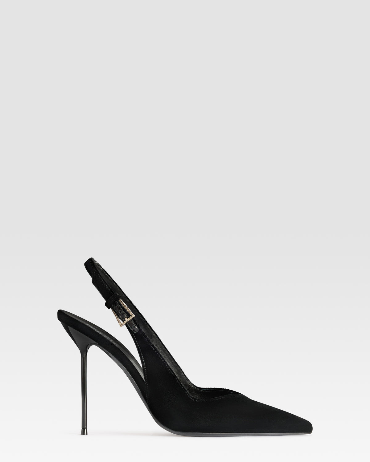SLINGBACK IN VELLUTO CON FIBBIA GIOIELLO