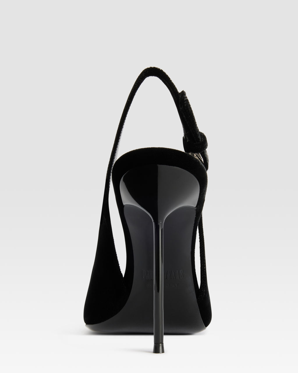 SLINGBACK DE TERCIOPELO CON HEBILLA JOYA