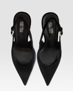 SLINGBACK DE TERCIOPELO CON HEBILLA JOYA