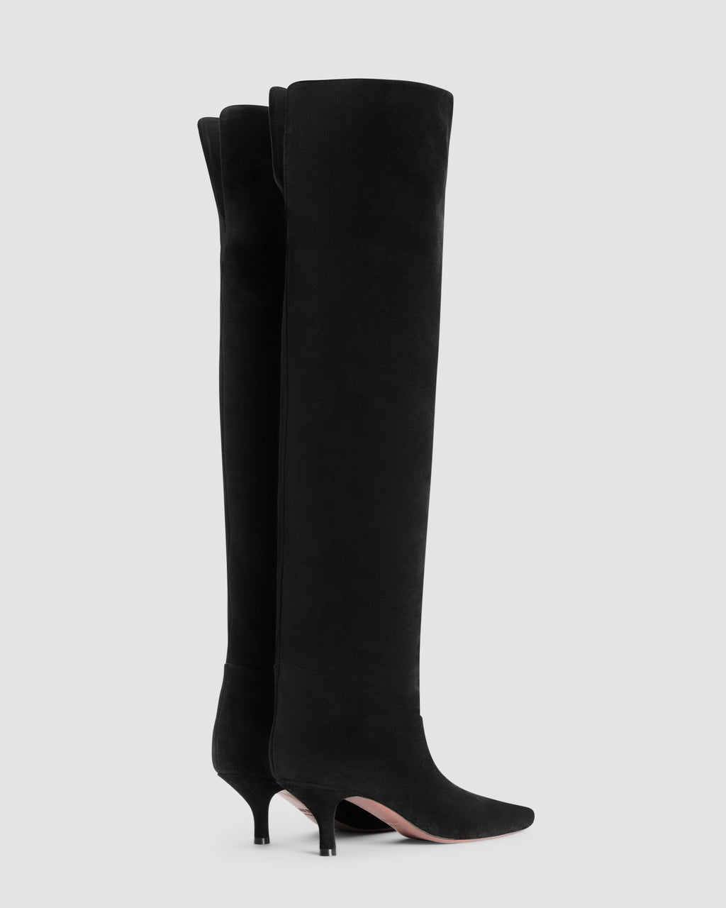 OVER-THE-KNEE VELOURSLEDERSTIEFEL