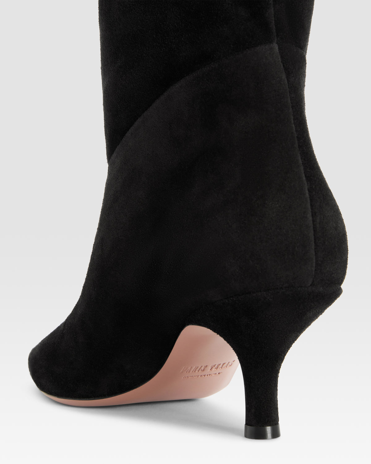 OVER-THE-KNEE VELOURSLEDERSTIEFEL