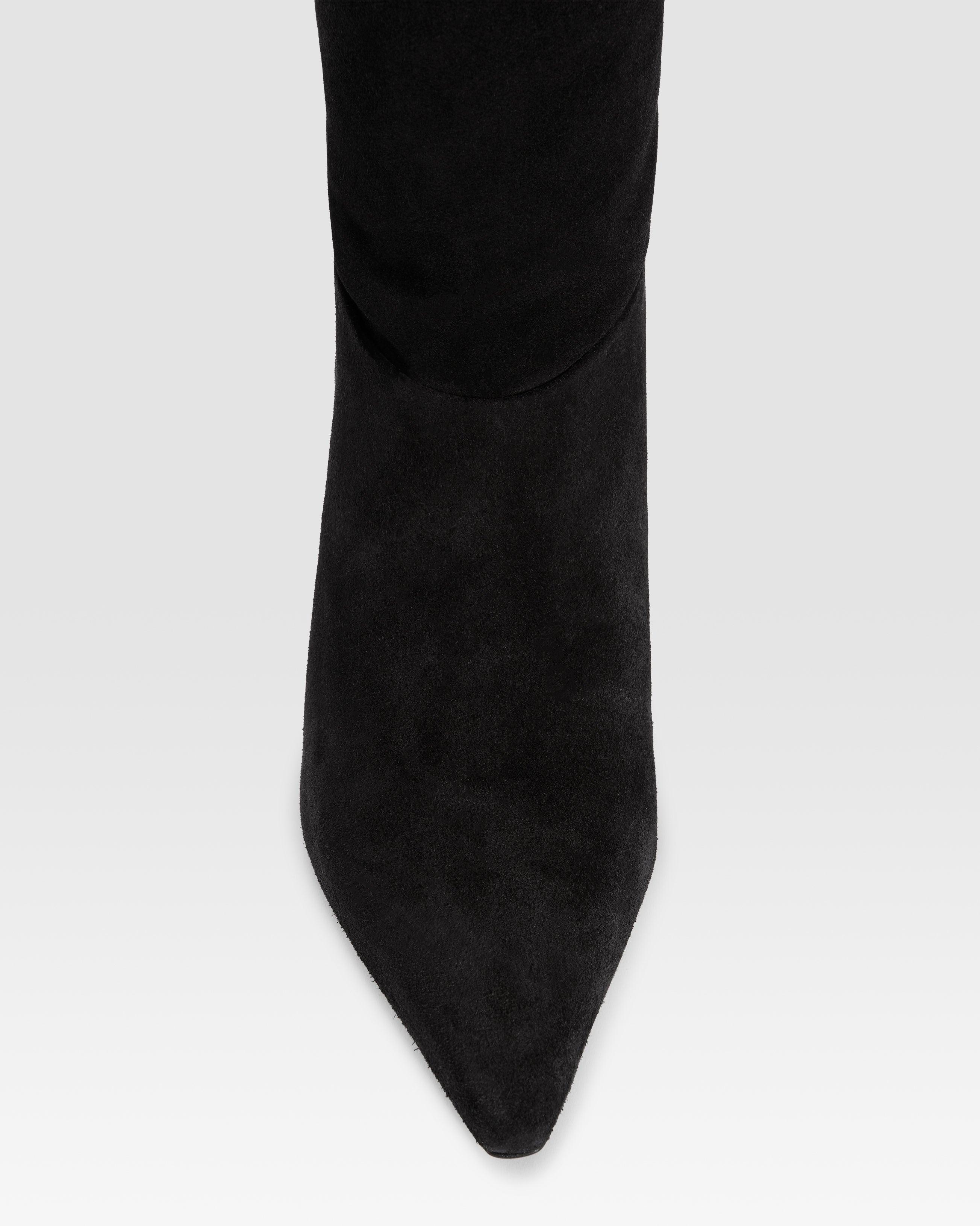 OVER-THE-KNEE VELOURSLEDERSTIEFEL
