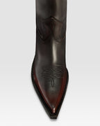 WESTERNSTIEFEL AUS GEBURSTETEM LEDER
