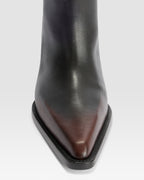LEDERSTIEFEL MIT VINTAGE-EFFEKT