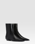 BOTIN DE PIEL ESTAMPA COCODRILO