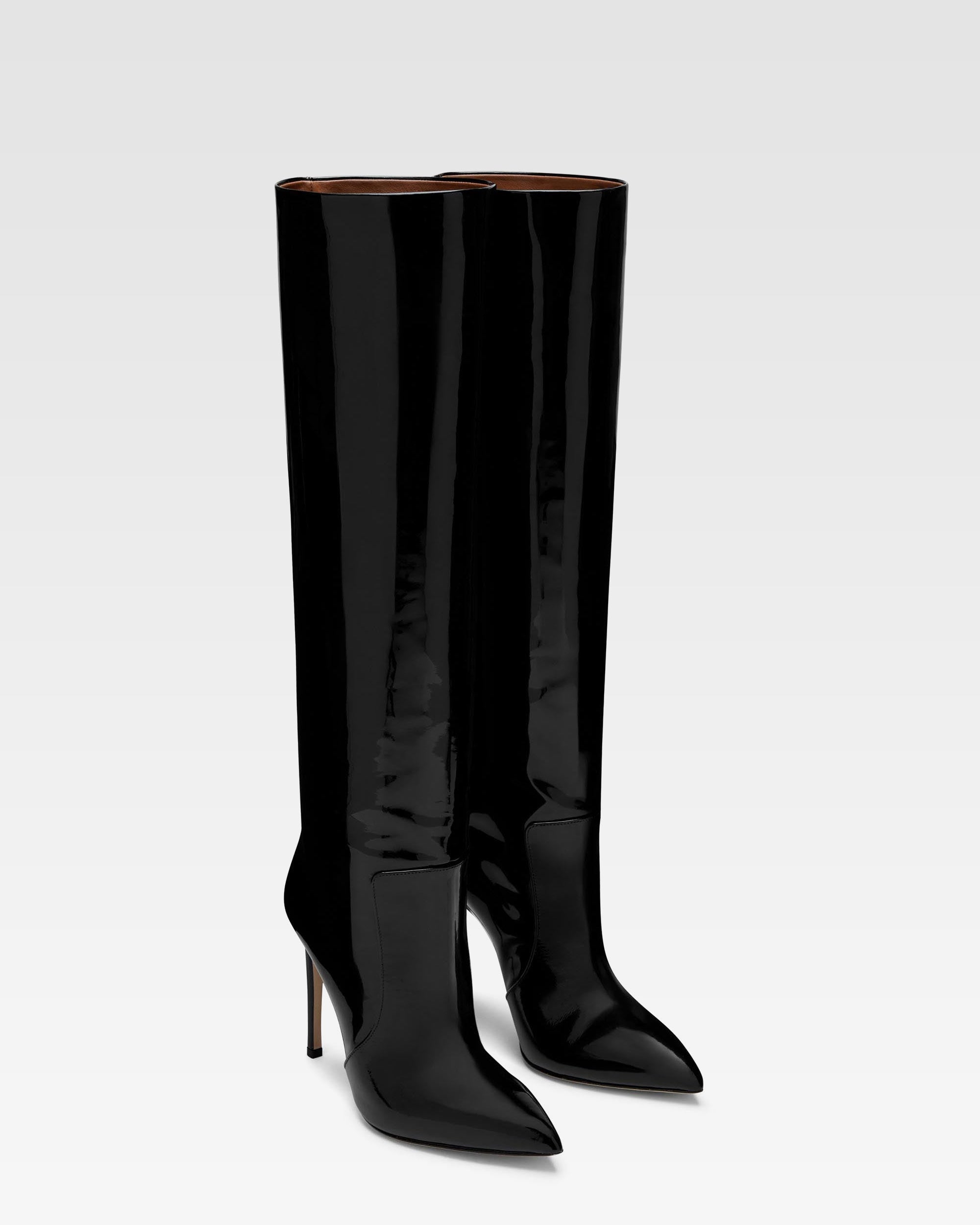 patent leather dress boots Mens Chelsea Boots- Black : Lethato STANDARD / US 7.5-8 / UK 7 / Patent Black Supports the ankle while elevating your overall formal ensemble HKM Riding Boots Lynette