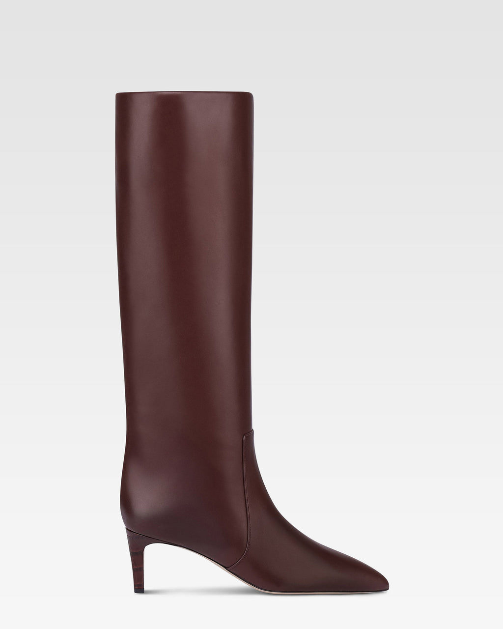 Boots in rouge noir leather