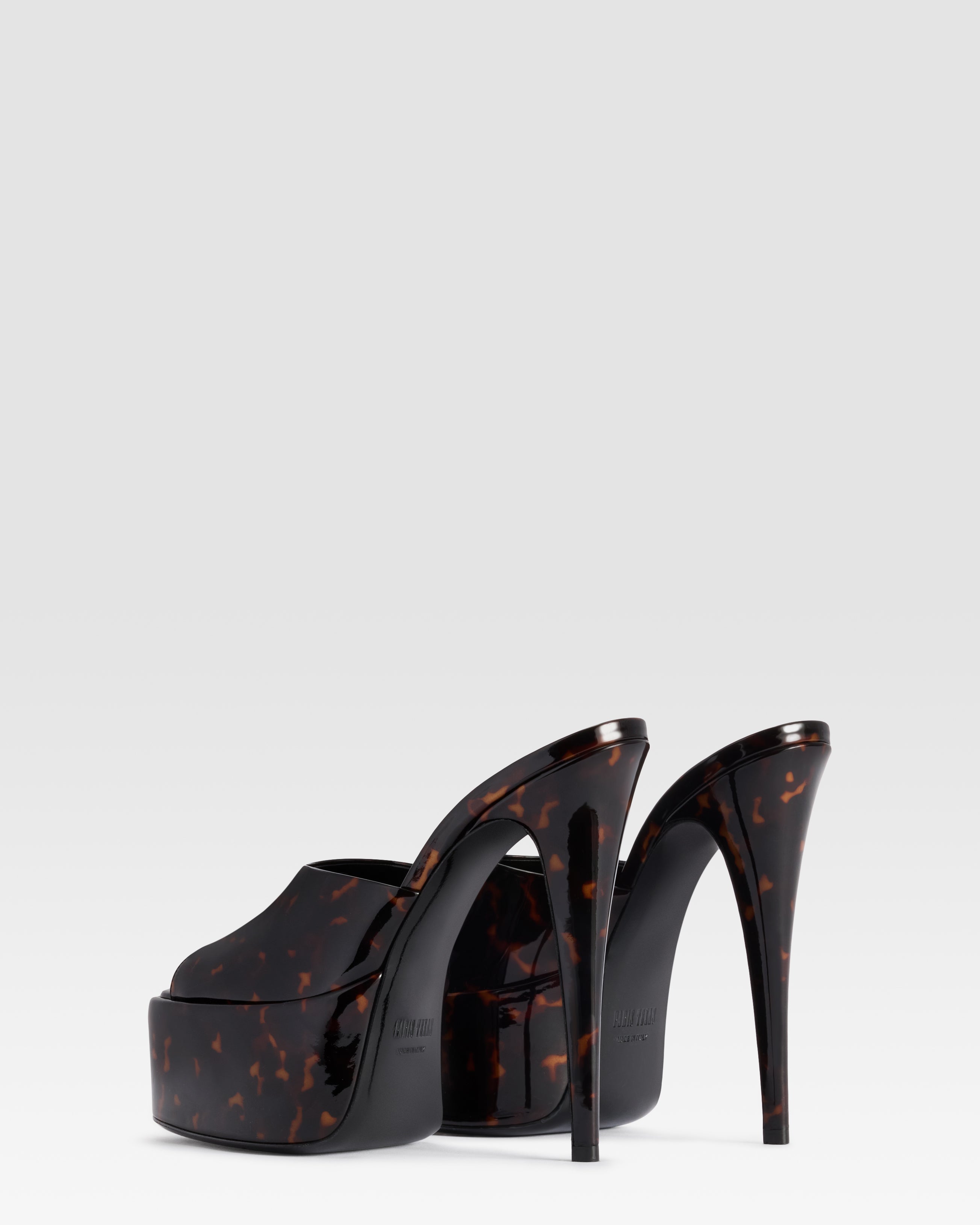 MULE CON PLATEAU IN VERNICE TARTARUGATA