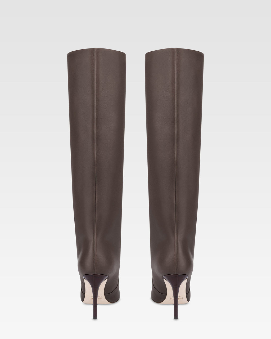 Stivali in pelle ebano