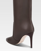 Stivali in pelle ebano