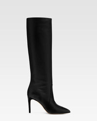 Leather boot — BLACK