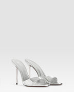 MIRRORED LEATHER MULE