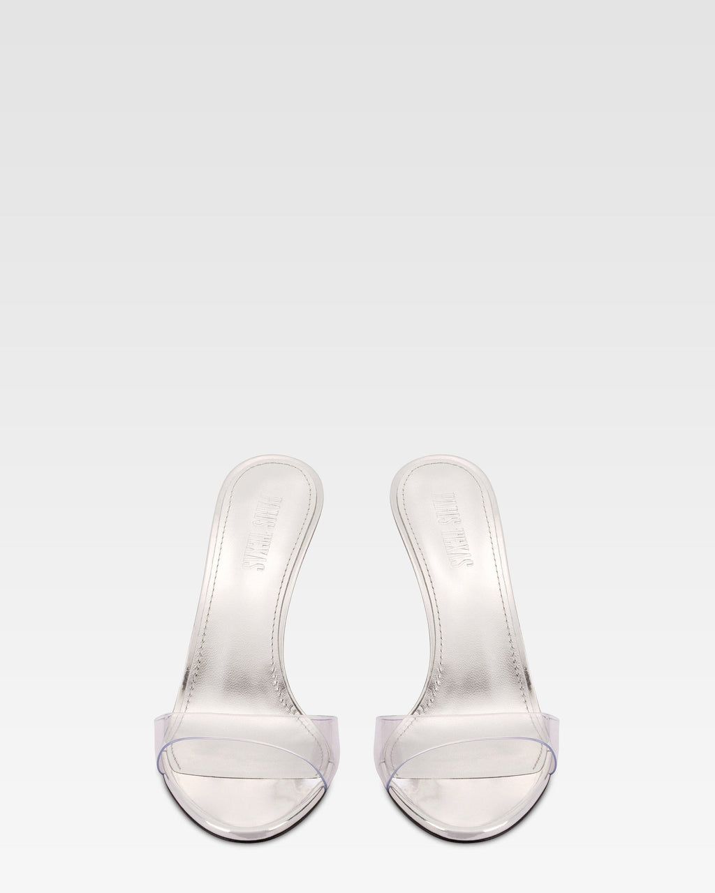 MIRRORED LEATHER MULE