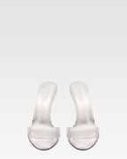 MIRRORED LEATHER MULE