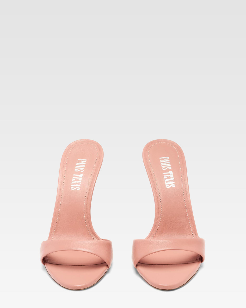 Texas rose leather mule