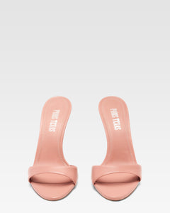 Texas rose leather mule