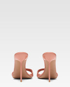 Texas rose leather mule