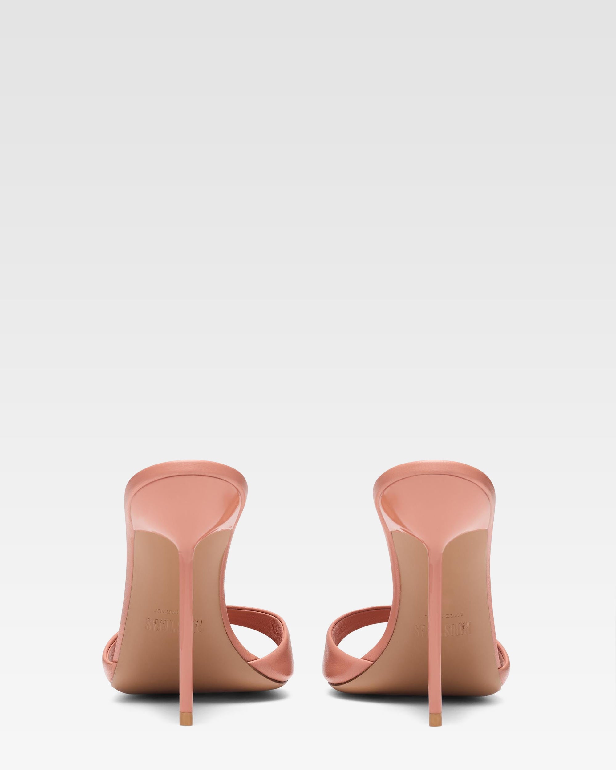 Mule in pelle rosa Texas