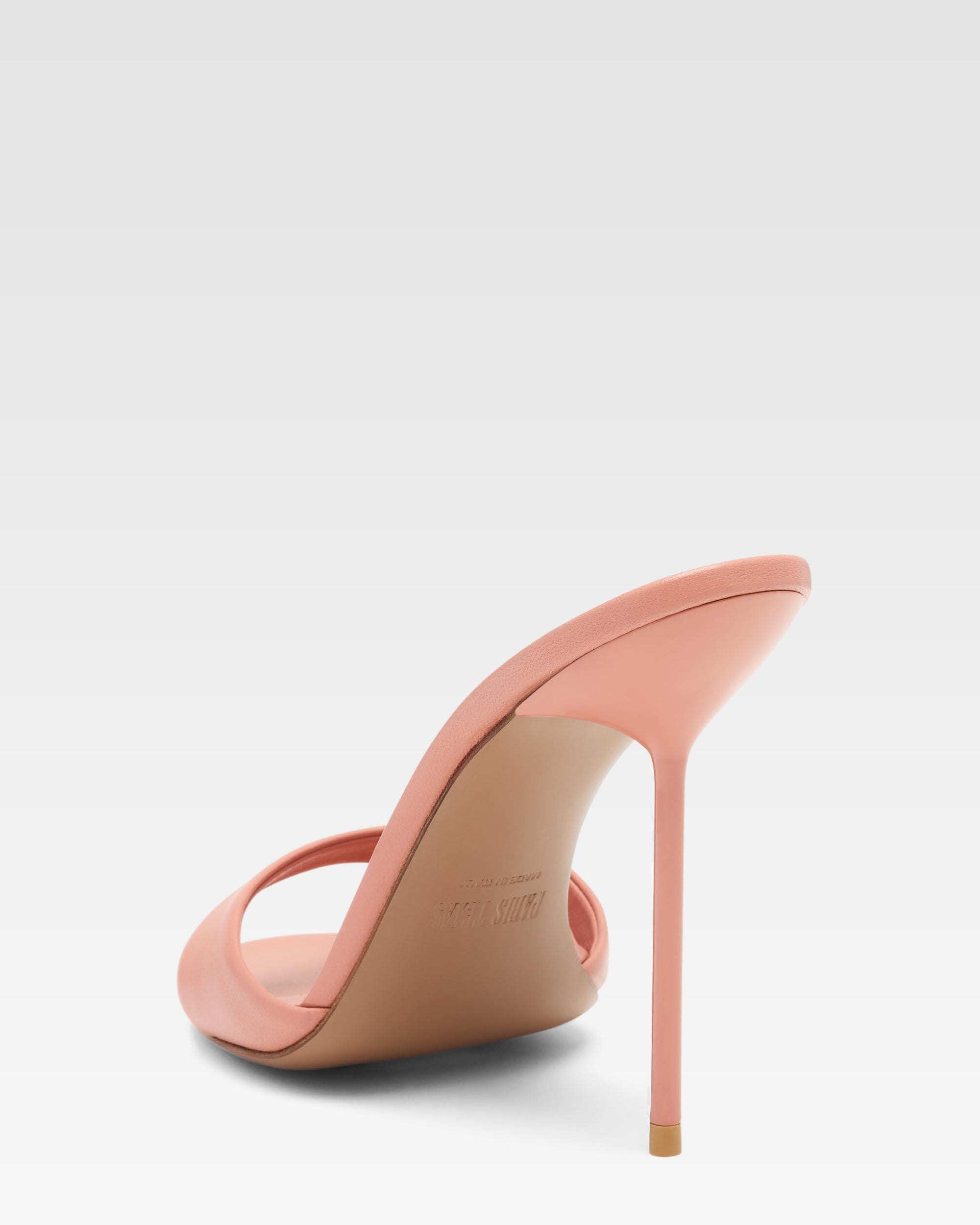 Mule in pelle rosa Texas