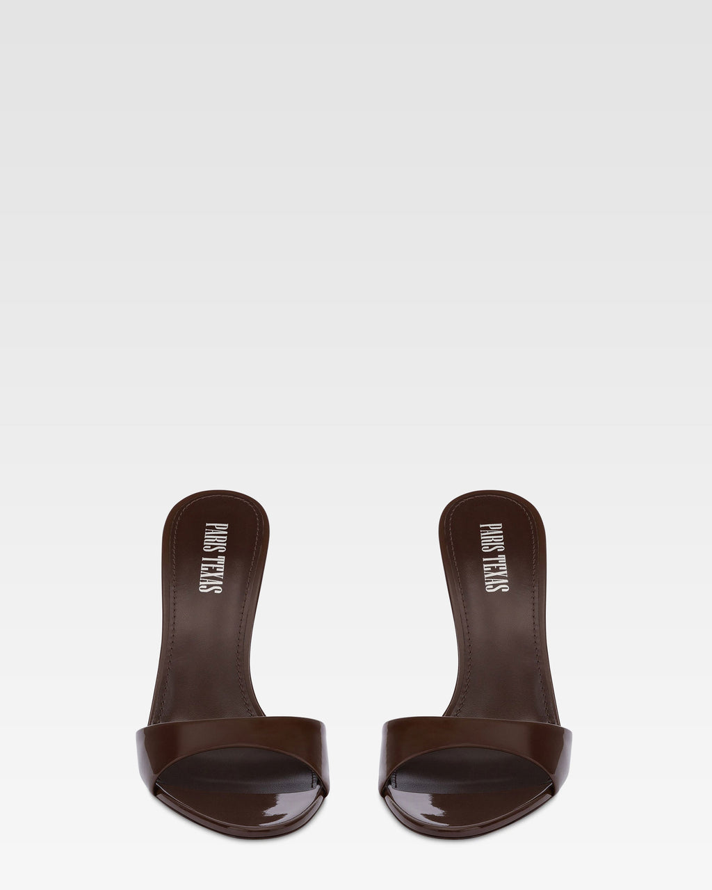 Mules in vernice ebano