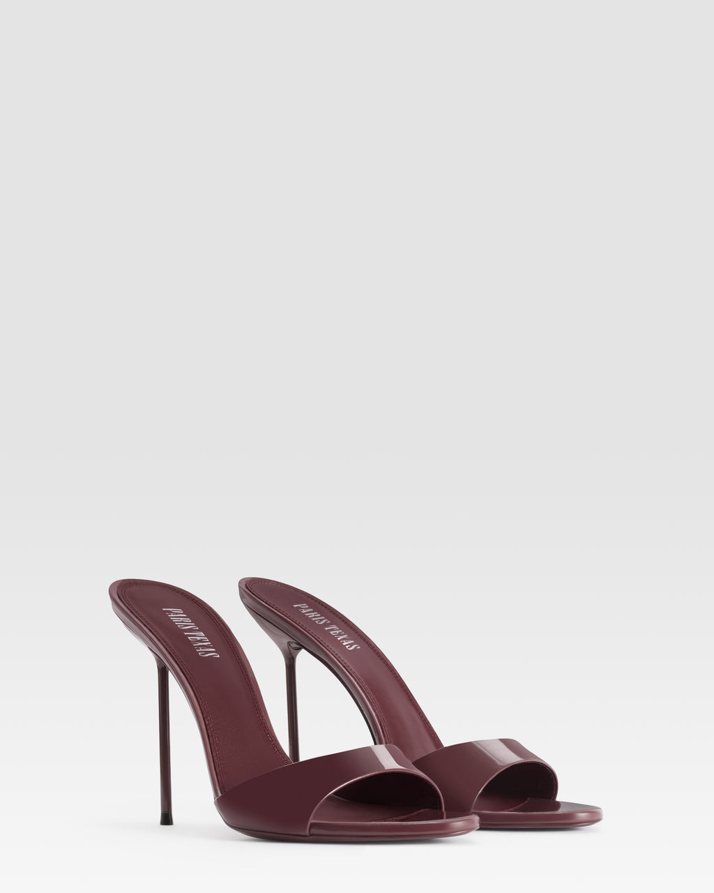 PATENT LEATHER MULE