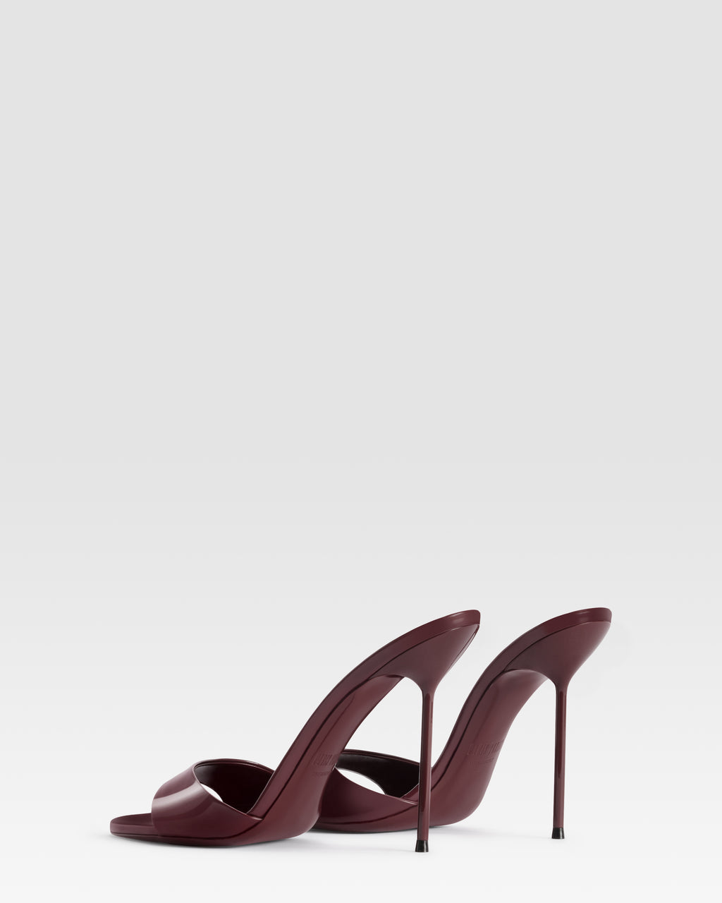 PATENT LEATHER MULE