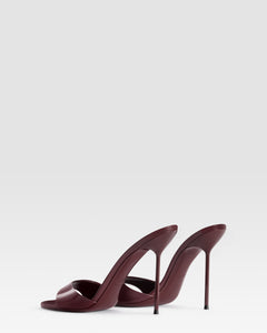 PATENT LEATHER MULE