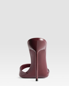 PATENT LEATHER MULE