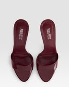 PATENT LEATHER MULE
