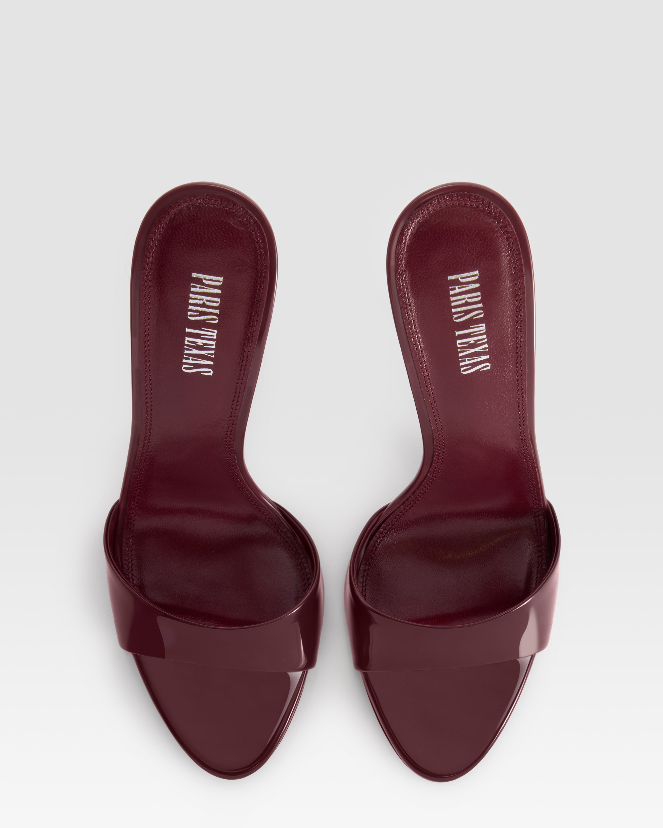 PATENT LEATHER MULE