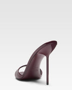 Amarena patent leather mules