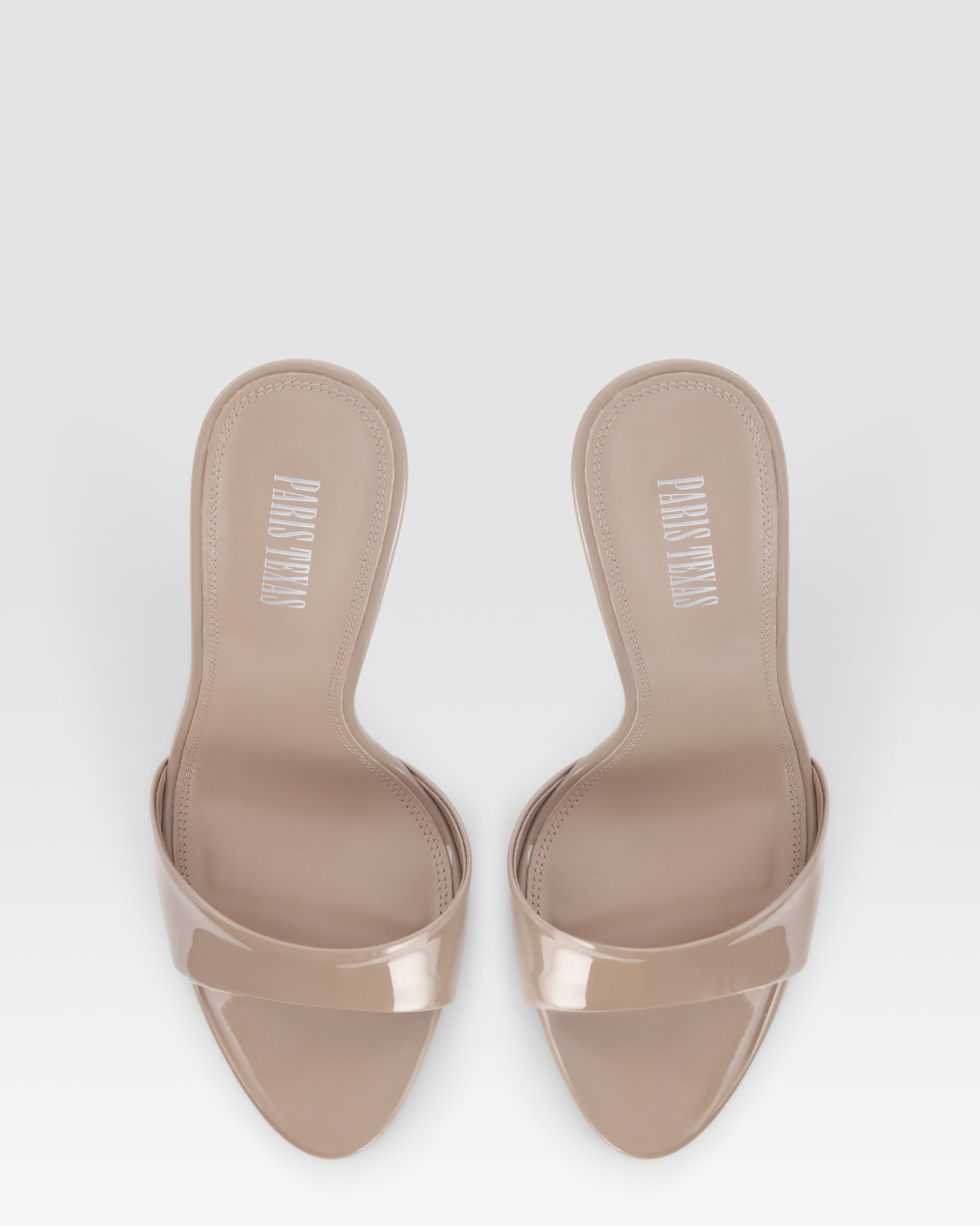 PATENT LEATHER MULE