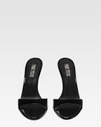 Patent leather mule