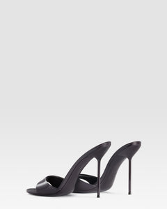 PATENT LEATHER MULE