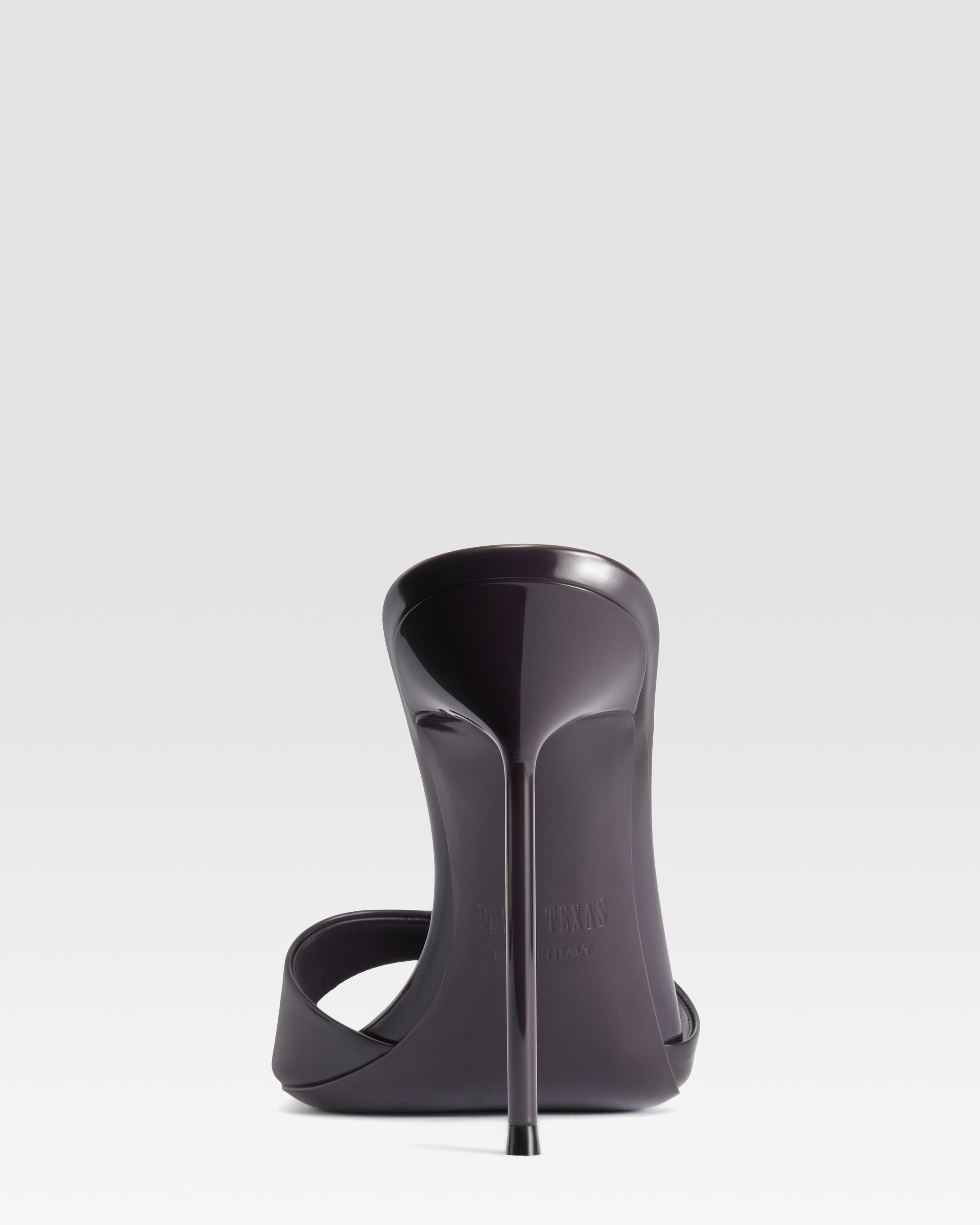 PATENT LEATHER MULE