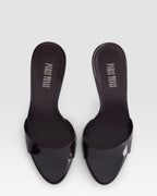 PATENT LEATHER MULE