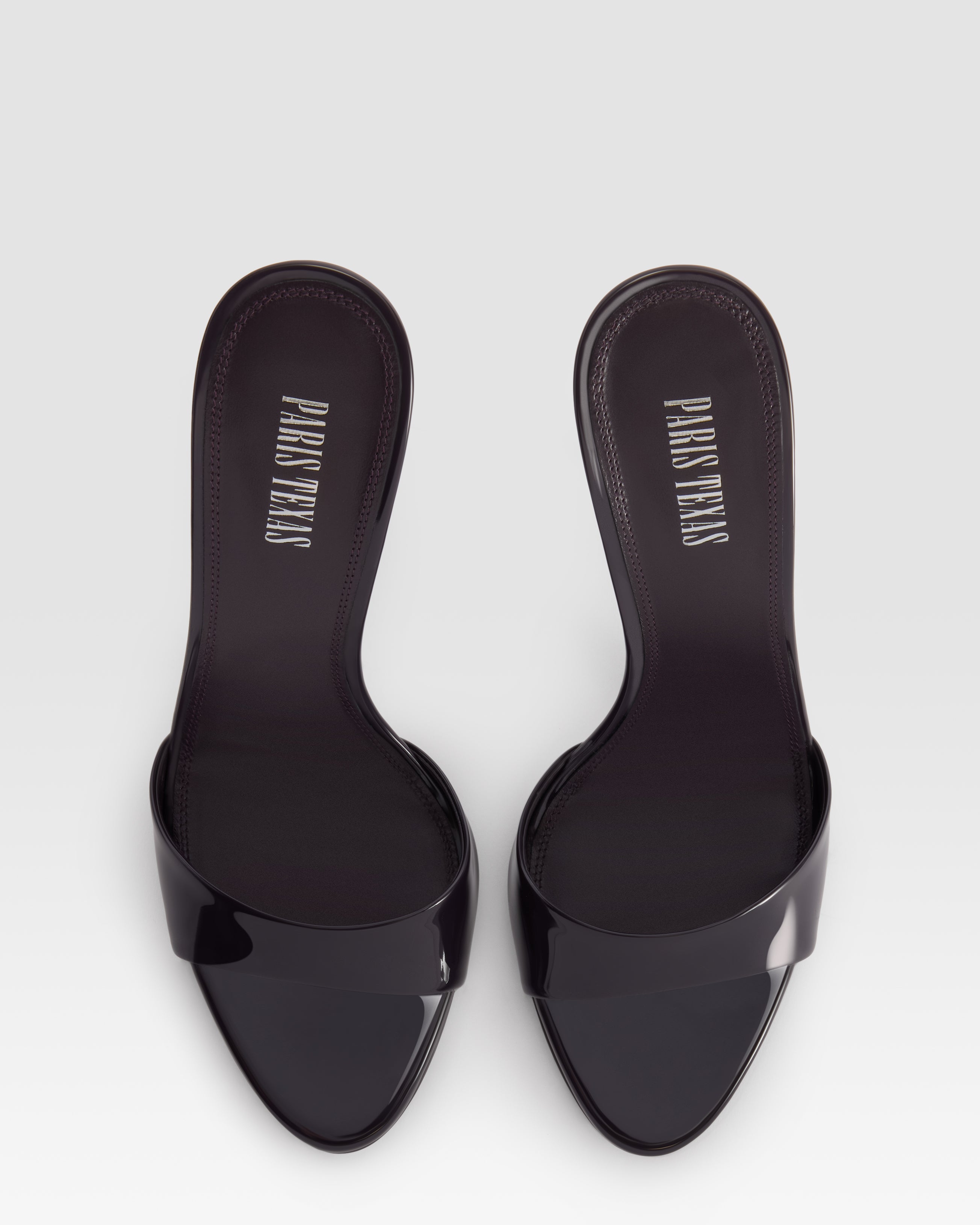 PATENT LEATHER MULE