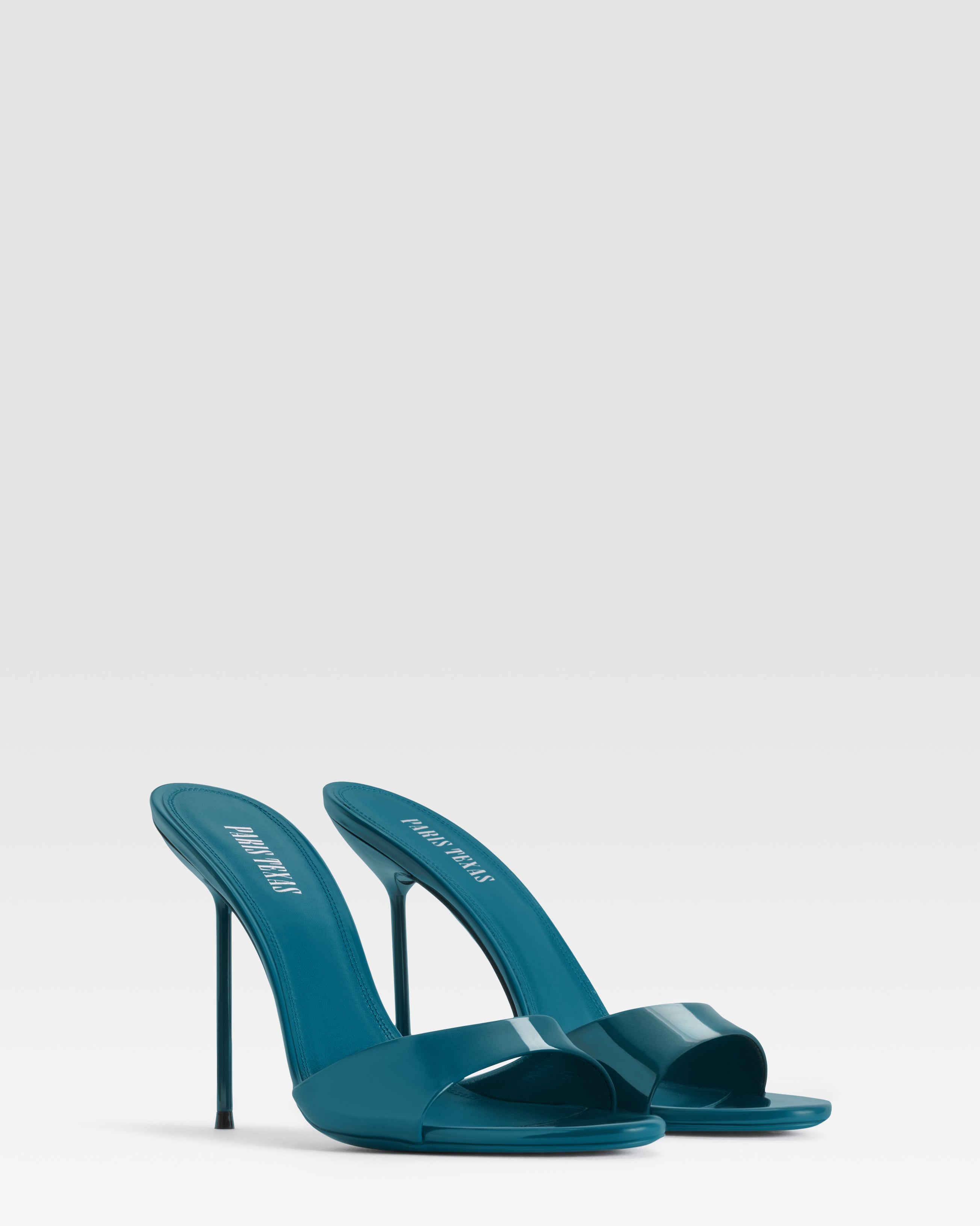 PATENT LEATHER MULE