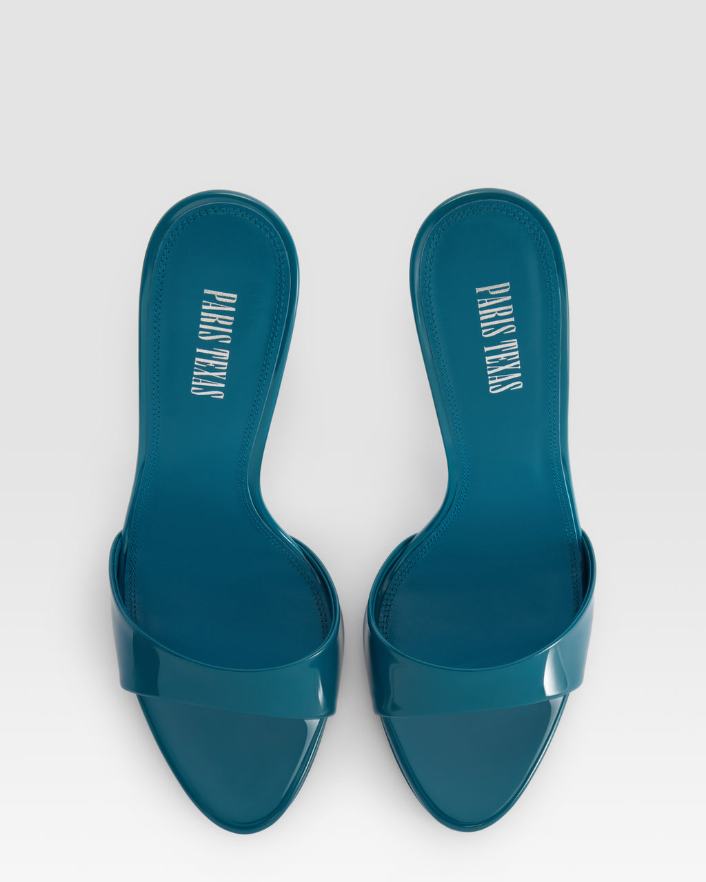 PATENT LEATHER MULE