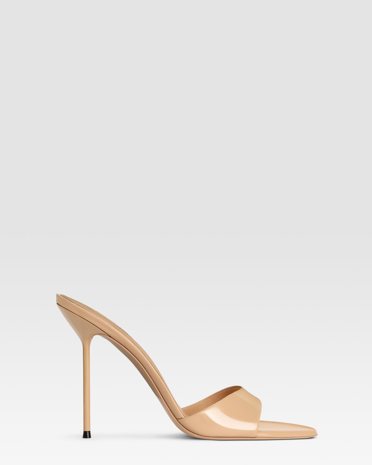 Mule de piel de charol