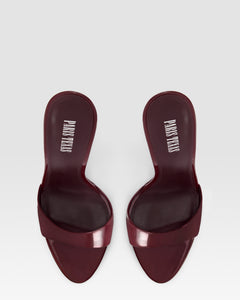 Patent leather Mule