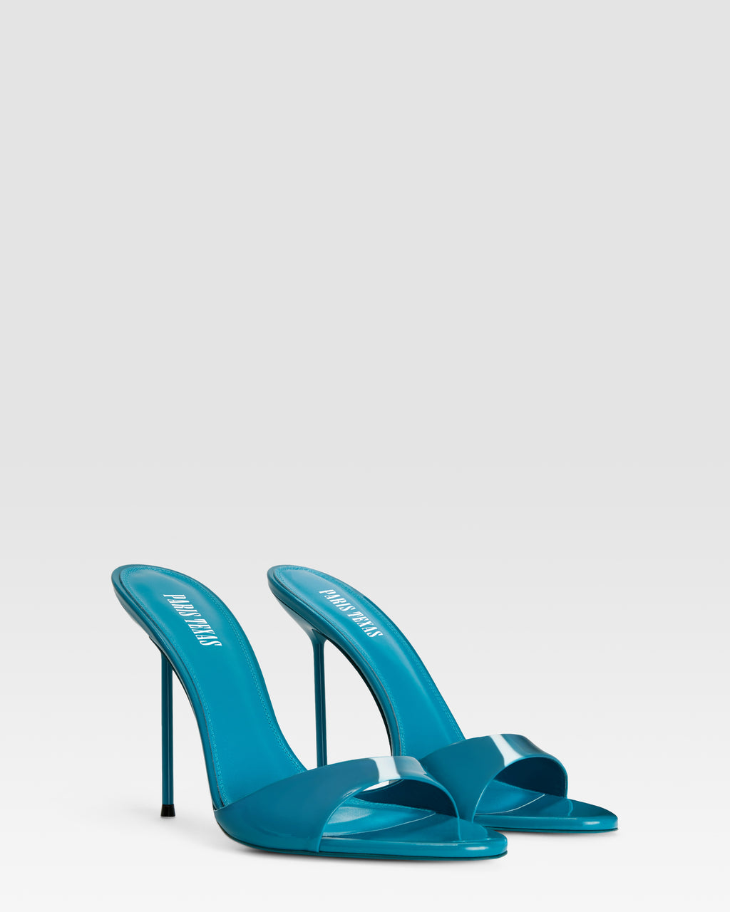 PATENT LEATHER MULE