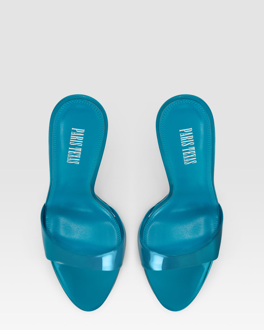 PATENT LEATHER MULE