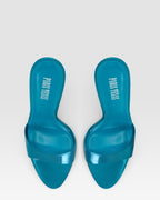 PATENT LEATHER MULE