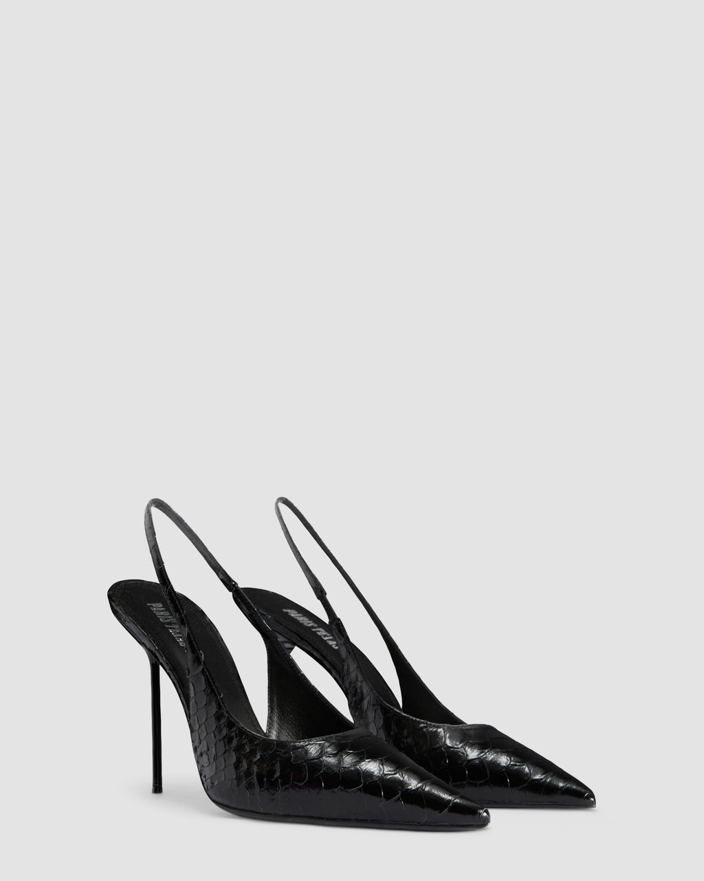 PYTHON-PRINT LEDER SLINGBACK