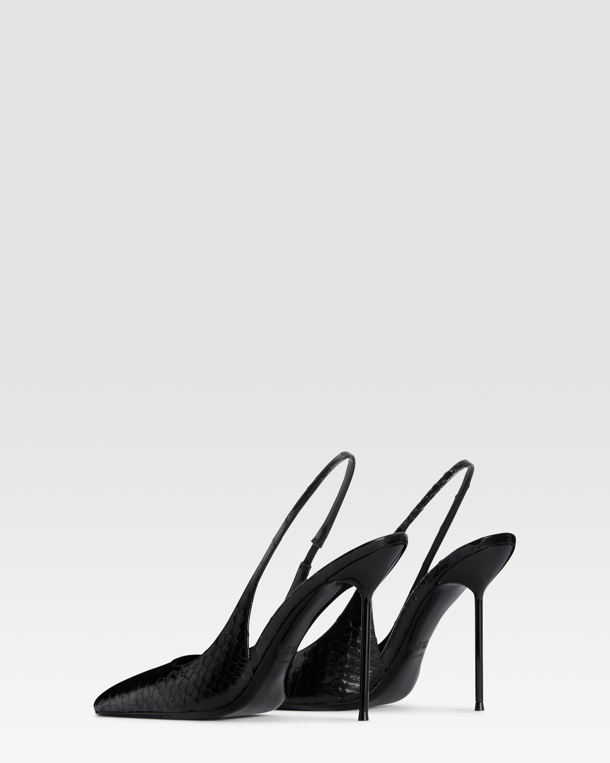 PYTHON-PRINT LEDER SLINGBACK