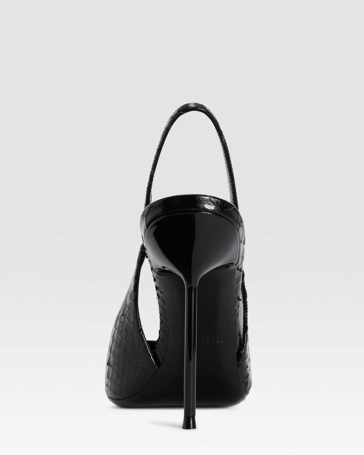 PYTHON-PRINT LEDER SLINGBACK