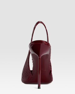 SLINGBACK IN PELLE STAMPA PITONE