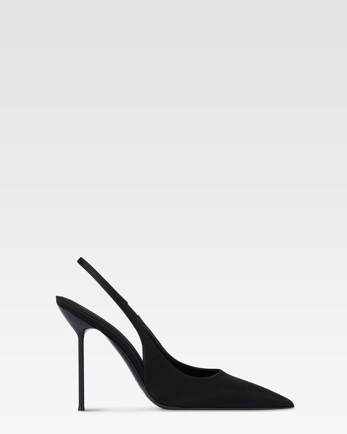 Slingback in raso