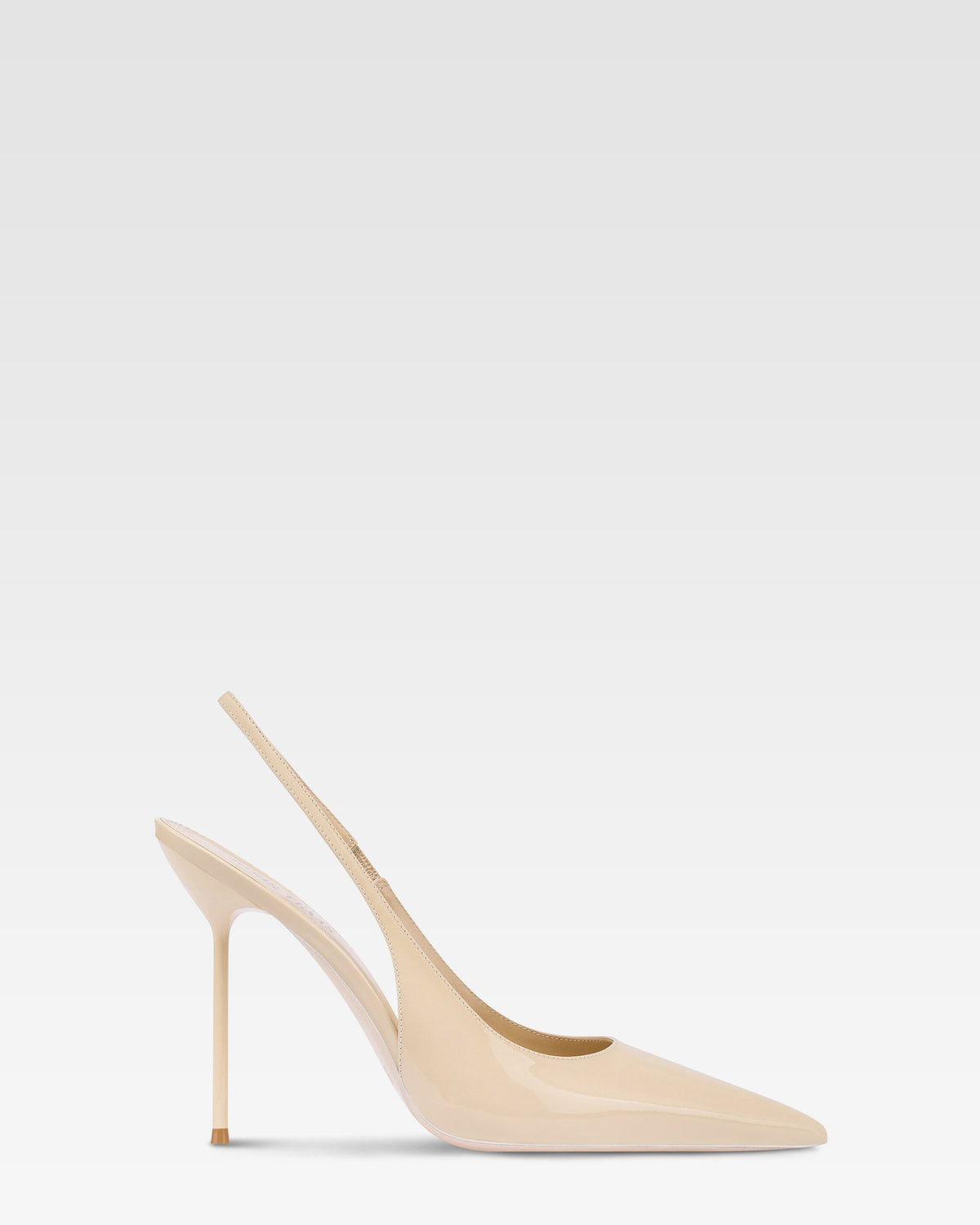 Slingback in vernice